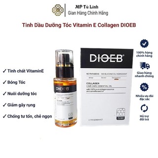 Tinh dầu dưỡng tóc collagen dioeb vitamin e, dưỡng bóng tóc mềm mượt - 60ml