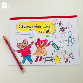 Vở tập vẽ cho các bé - Khổ A4