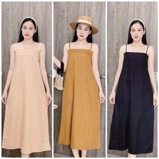  Váy Nữ Đi Biển Suông 2 Dây Sang Chảnh Thời Trang Mùa Hè [D82] Kho Sỉ Bảo Ngọc 
