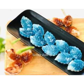 SET 3 KHAY LÀM ĐÁ, THẠCH RAU CÂU HÌNH CHIẾC LÁ (10 LÁ/1 KHAY)