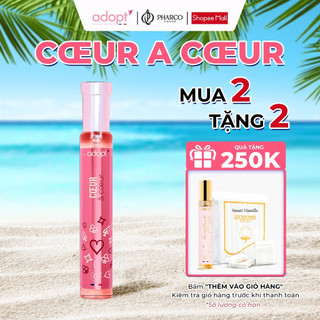  Nước hoa nữ ADOPT Coeur A'Coeur EDP 30ml chính hãng lưu hương lâu Ngọt Ngào Trẻ Trung