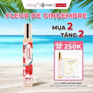 Nước hoa nữ ADOPT Fleur De Gingembre EDP 30ml hương hoa quả mùa hè thơm mát ngọt ngào