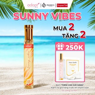 Nước hoa nữ Adopt Sunny Vibes tinh dầu thơm chính hãng Pháp lưu hương tới 12 tiếng tự tin cùng nàng tỏa sáng