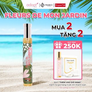  Nước hoa nữ thuần chay Adopt Fleur De Mon Jardin hương Hoa Lan và Hoa Táo ngọt ngào tươi mát