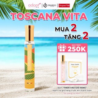 Nước hoa nữ ADOPT TOSCANA VITA EDP 30ml chính hãng Pháp lưu hương thơm lâu Ngọt ngào , Nữ tính
