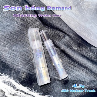 Son tint bóng mịn mượt ánh nhũ cho môi căng mọng Romand Glasting Water Gloss 4.5g - Hàn Quốc