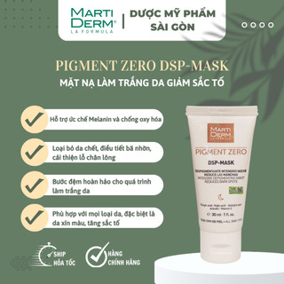 Mặt nạ làm trắng da giảm sắc tố martiderm pigment zero dsp mask 30ml