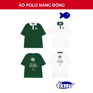 Áo Polo oversize nam nữ tay lỡ DKMV Polo INTE | K14-T12