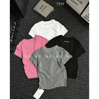 Áo thun trơn nữ basic hàng QCL1