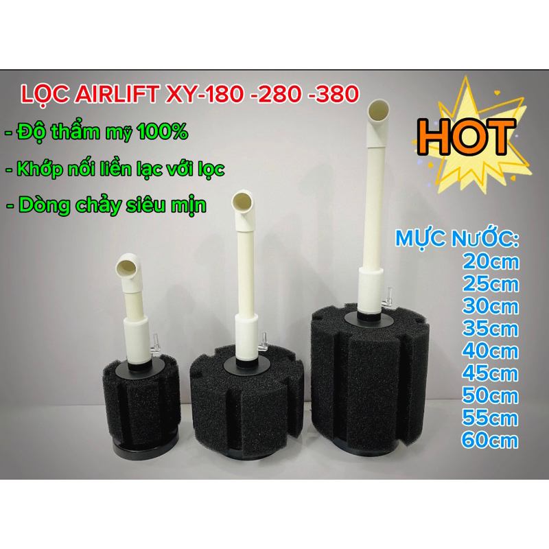 Lọc Airlift XY kết hợp ( Đọc Kĩ Mô Tả Trước Khi Đặt Hàng)