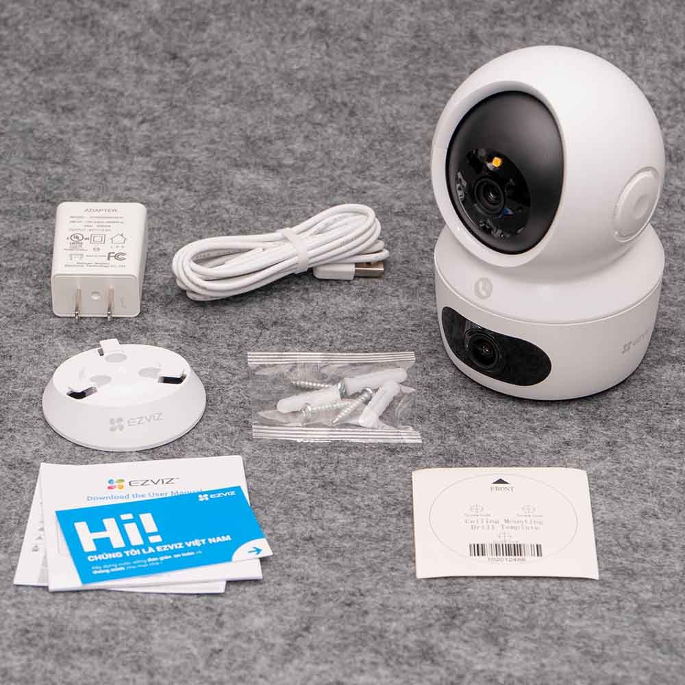 Camera wifi ống kính kép Ezviz H7C C7 4MP 2K+ chính hãng, màu ban đêm, báo động, đàm thoại | BigBuy360 - bigbuy360.vn