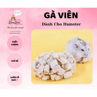 Ức gà viên sấy lạnh giàu đạm thức ăn cho Hamster, chó, mèo