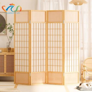 Set 3-6 vách bình phong gỗ vuadecor phong cách nhật bản, hàn quốc cao cấp