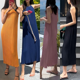 Pleats dress -laciel