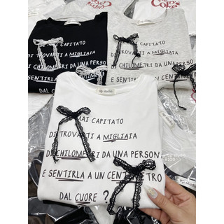 Áo Babytee Nơ Ren 220