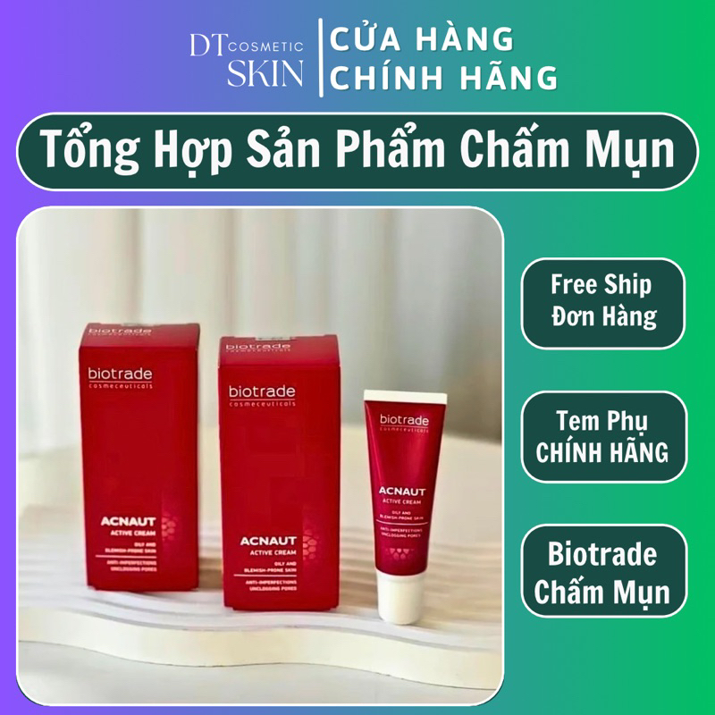 [Chính Hãng] Kem Chấm mụn Biotrade Acnaut Active Cream/Lotion