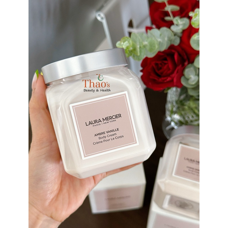 Kem dưỡng da toàn thân Laura Mercier Souffle Body Cream Ambre Vanille (340gr)
