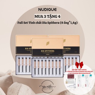 Y4-: 3 set full tinh chất dia spithera tặng 1 set full dia spithera (8 ông*1,4g +1 set exosome skin