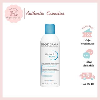 Xịt Khoáng Bioderma Hydrabio Brume 300ml