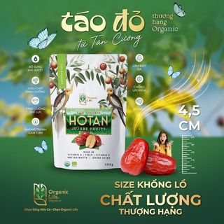 Táo đỏ vùng Tân Cương hữu cơ Organic Life - 500gr