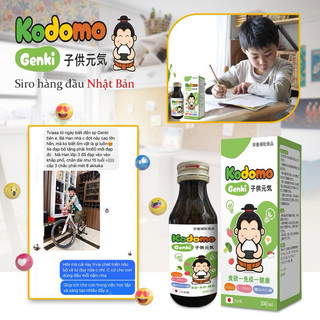 Combo 2 Kodomo Genki chai 100ml