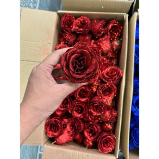 Combo 50 bông Hoa HỒNG NHŨ,hoa NHŨ KIM TUYẾN Đỏ cao cấp dùng bó hoạ