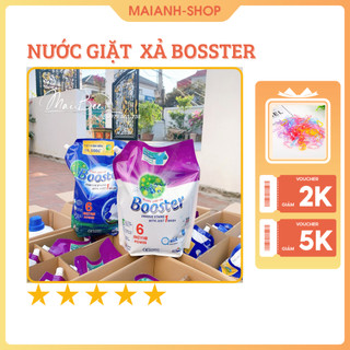  Túi nước giặt xả Booster chính hãng hương thiên nhiên hương nắng mai. diệt khân 99% vi khuẩn 