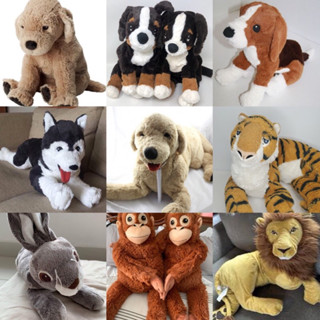 gấu bông IKEA chính hãng 100% chó Alaska khỉ gấu thỏ tuần lộc mèo conu