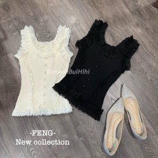 Áo sát nách viền ren hàng QCL1