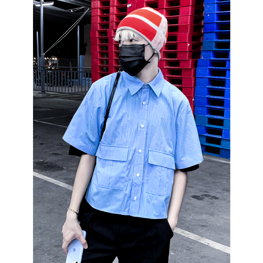 Áo sơ mi nam croptop Romeie DUENDE