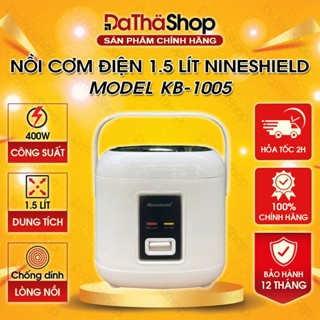 Nồi Cơm Điện NINESHIELD KB-1005 Dung Tích 1.5 Lít Nấu Cơm Cực Ngon Cho Gia Đình, Sinh Viên - Hàng Chính Hãng