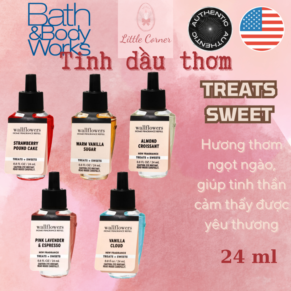 [TREATS SWEETS] Tinh dầu thơm BATH AND BODY WORKS BBW 24ml