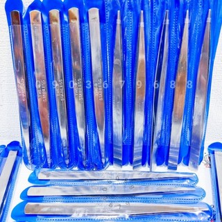Nhíp gắp chỉ cong TWE-7, thẳng TWE-8, nhíp vệ sinh máy may - phụ kiện may mặc Nhíp gắp chỉ bằng thép không rỉ