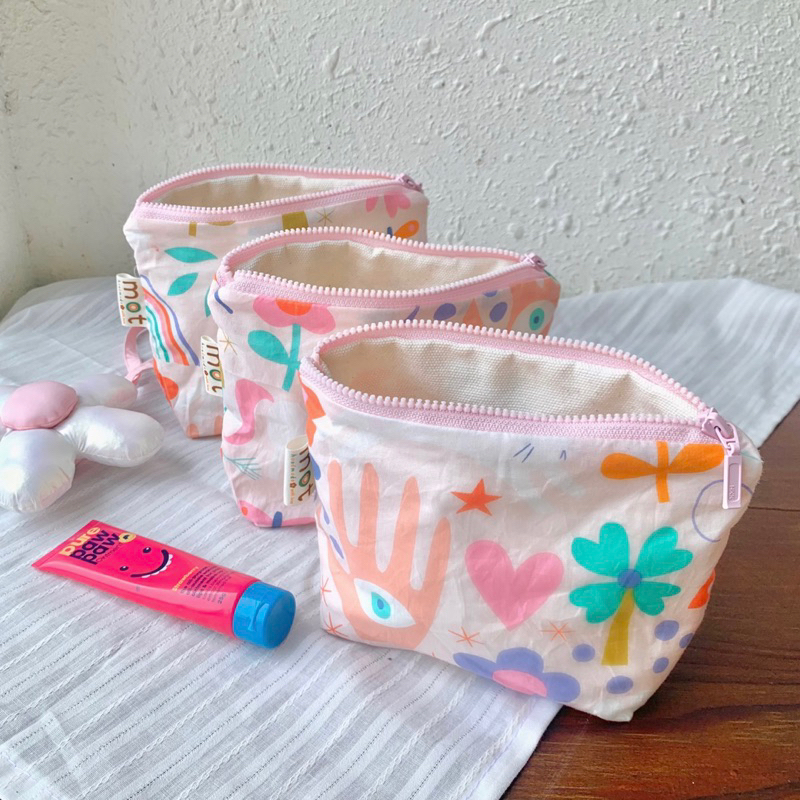 Túi đựng đồ cá nhân 2 lớp dày dặn_ Mọt handmade