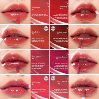 Son Romand Glasting Water Tint – Bóng Mượt, Lên Màu Chuẩn, Căng Mọng Như Sương