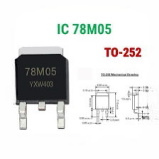 Ic ổn áp 7805 78m05 mới 100%