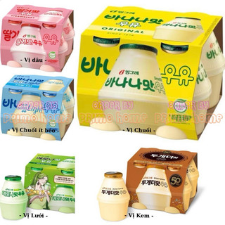 Sữa chuối tươi Hàn Quốc Binggrae không chất bảo quản