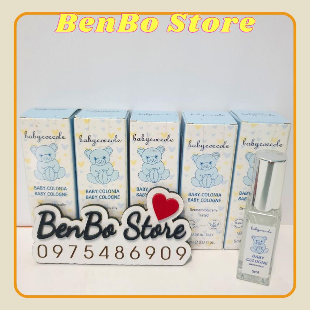 Nước hoa gấu xanh Babycoccole 5ml 0M+