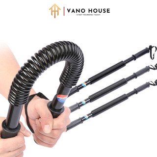 Gậy Lò Xo Bẻ Tập Cơ Tay Ngực Vai Hàng Chuẩn Lực Từ 20KG Đến 60kg Luyện Tập Thể Thao Tại Nhà