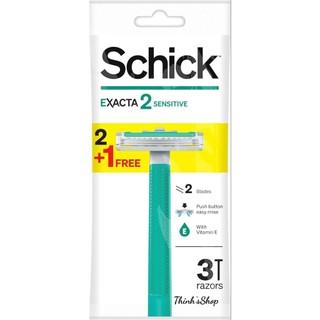 Combo 03 cây dao cạo Schick Exacta 2 Sensitive