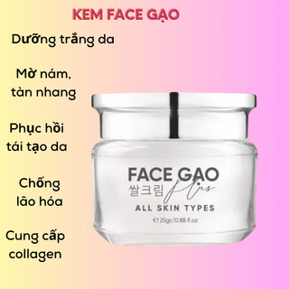 Kem face gạo plus đa công dụng dưỡng da trắng hồng, trắng mịn căng bóng