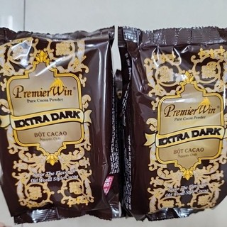 Bột cacao sk gói 250g hiệu premier win, ca cao extra dark premier win gói 250g
