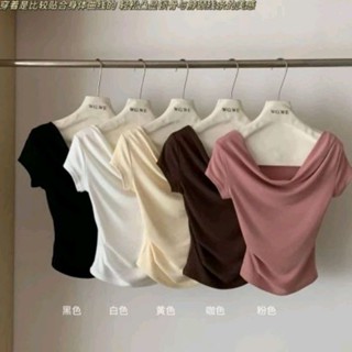 Áo thun cổ đổ hàng QC