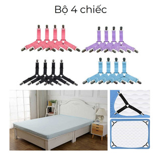 SÉT 4 KẸP GA GIƯỜNG CHỐNG XÊ DỊCH CHẮC CHẮN