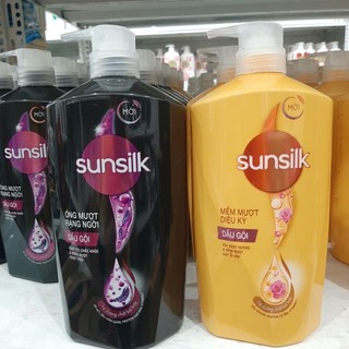 Dầu gội Sunsilk 900g có 2 mầu như hình