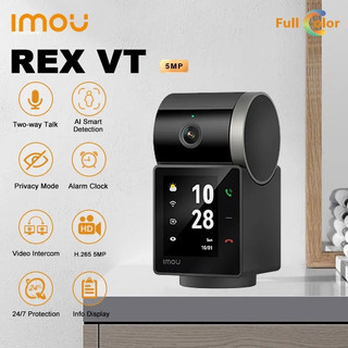 Camera rex vt pro imou 3k dùng pin gọi điện video màn hinh ipc-s2vbp-5m0wr