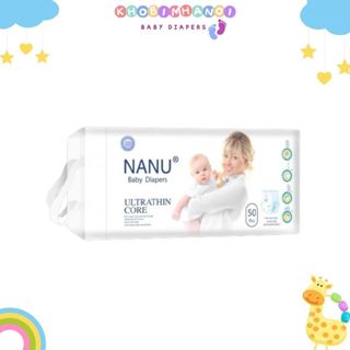 Combo 2b Bỉm/Tã dán/quần NANU xuất nhật size M50/L50/XL50/XXL50/XXXL50