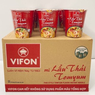 🍲 mì lẩu thái tomyum vifon - thùng 24 ly