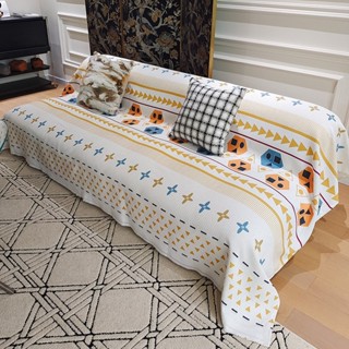 (VINTAGE) Thảm Thổ Cẩm Dân Tộc Đi Du Lịch Dã Ngoại, Khăn Trải Ghế Sofa Trang Trí Chụp Ảnh