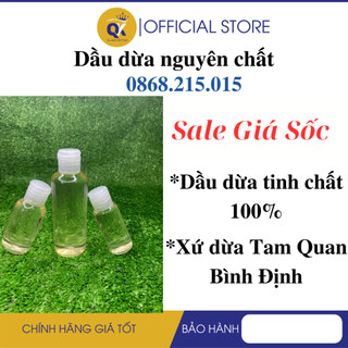 Dầu dừa nấu thủ công thơm lừng bao test (HSD 2 năm) 30ml
